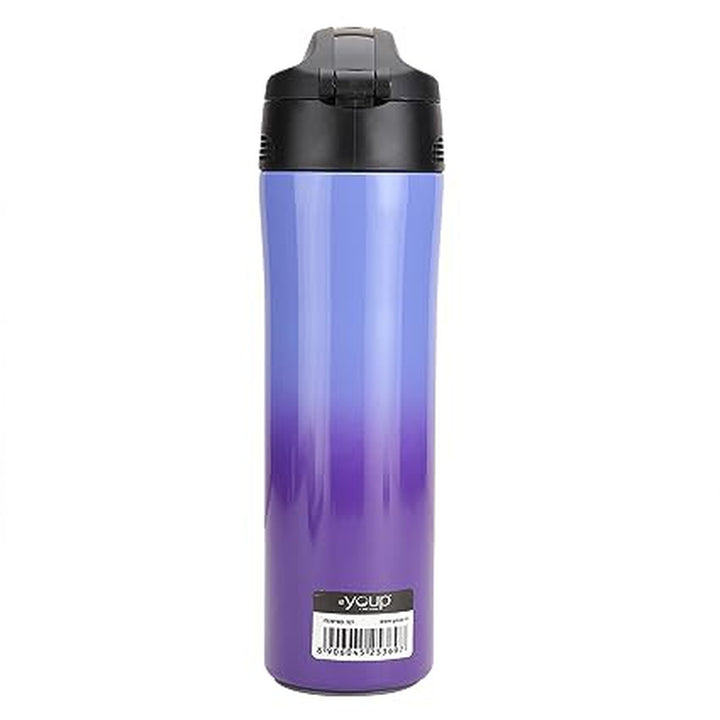 Youp Thermosteel Insulated Blue Purple Color Water Bottle LEXUS - 500 ml