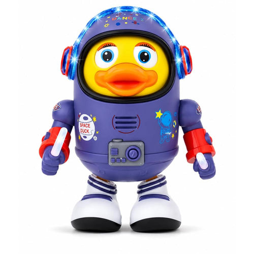 Gooyo Duck Space Dancing Toy for Kids | Musical Dancing Duck with LED Lights | Interactive Toy