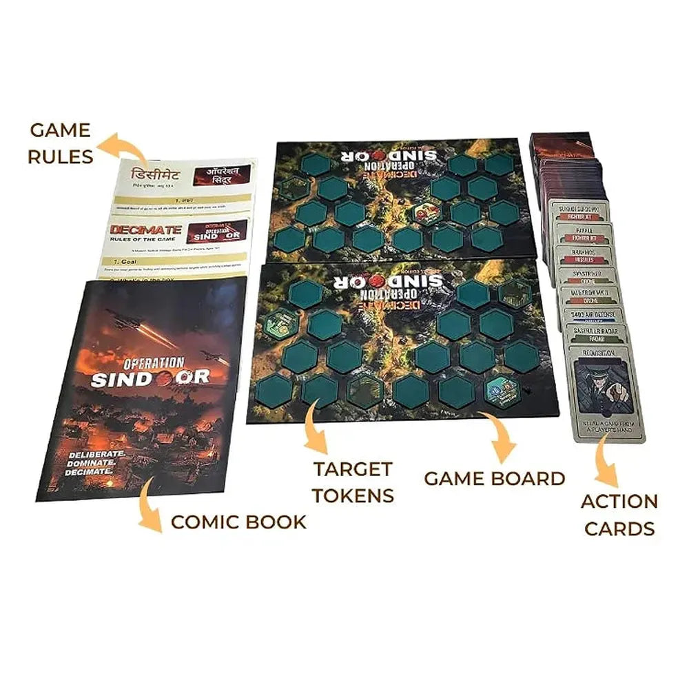 Toykraft Operation Sindoor Game | Strategy Board Game for Kids