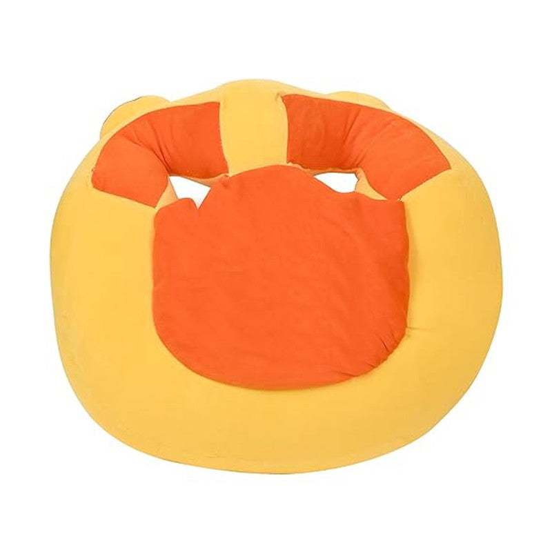 Kids Support Sofa Animal Shape Soft Stuffed Material Plush Toy Rocking Chair/Sofa - Yellow