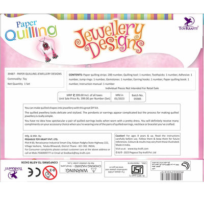 Paper Quilling Jewellery Making Kit