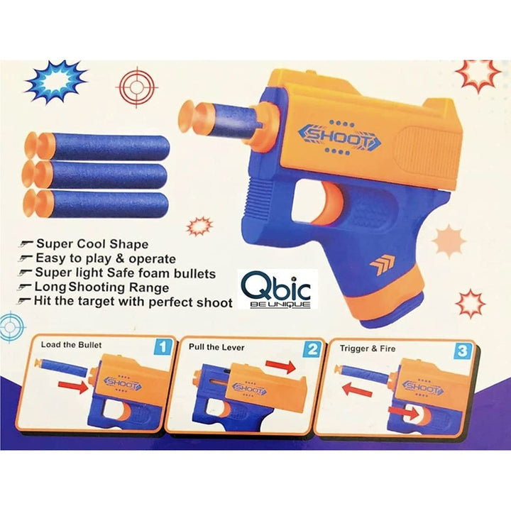 Twin Shot Soft Blaster with 6 Darts (Assorted Colours)- Toys Express