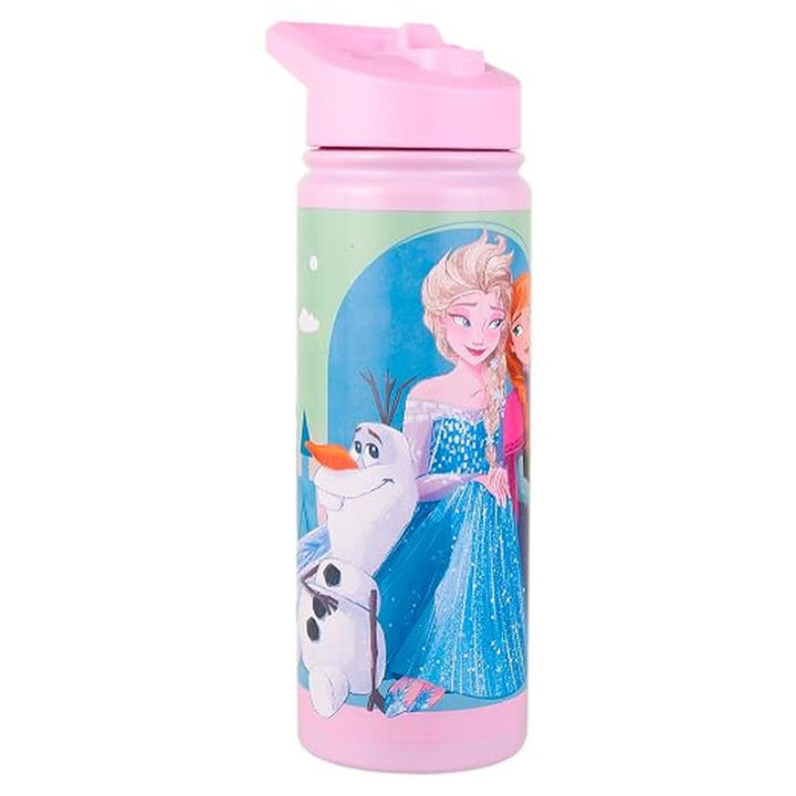 Licensed Disney Frozen “Not Your Ordinary Sisters” Sipper Water Bottle for Kids | 600 ml | Stylish & Portable Bottle