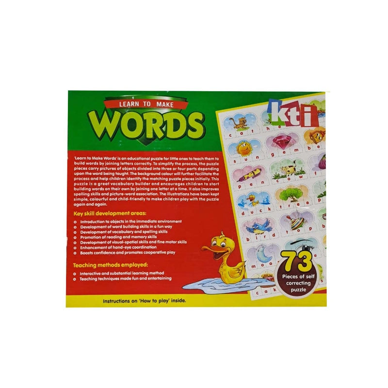 Wordplay Creative Word Making Educational Board Game (73 Puzzles Pieces)