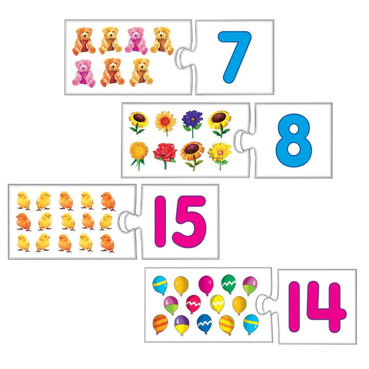 Number Fun 123 (20 Two Piece Matching Puzzles)