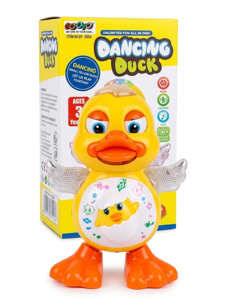 Gooyo Dancing Duck Toy with Flashing Lights & Musical Sounds for Kids | Dancing Hand & Rocking Body Duck