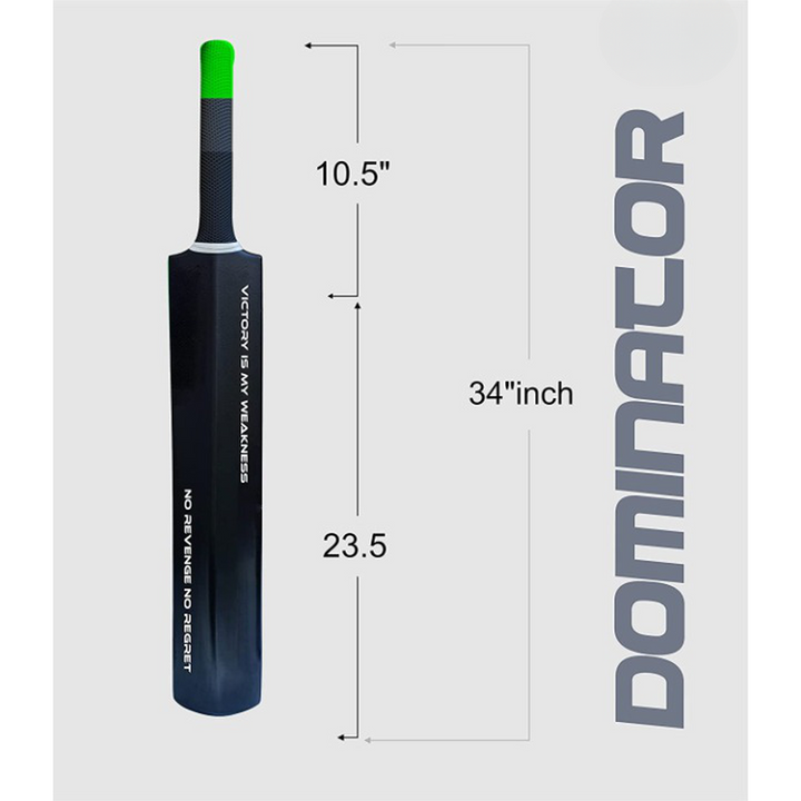 Jaspo Dominator Cricket Bat (1 Plastic Cricket bat, 1 ball) | 12+ Years