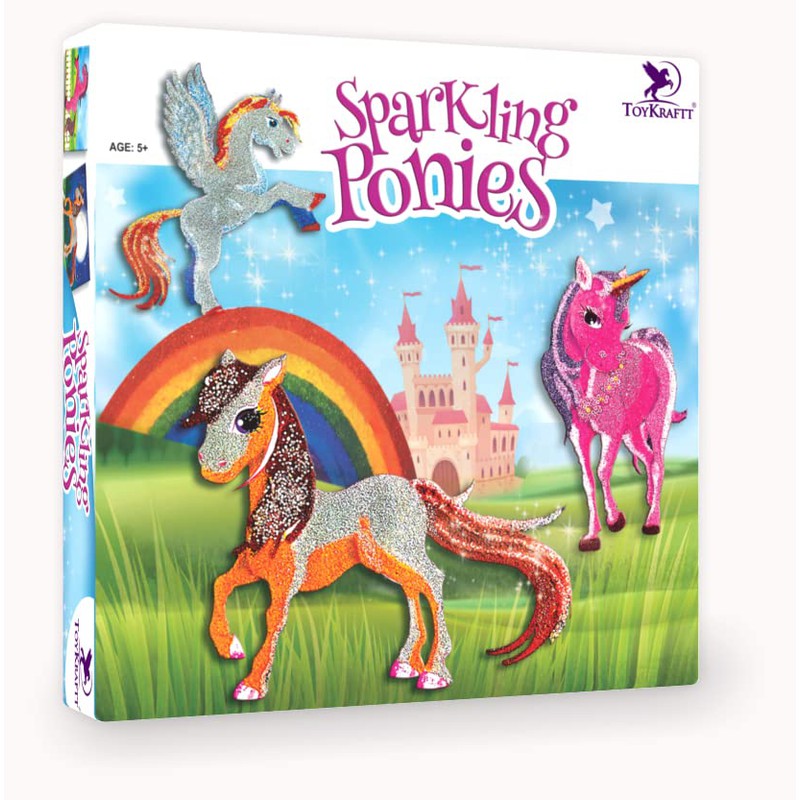 Sparkling Ponies (Sand Art and Craft Kit)