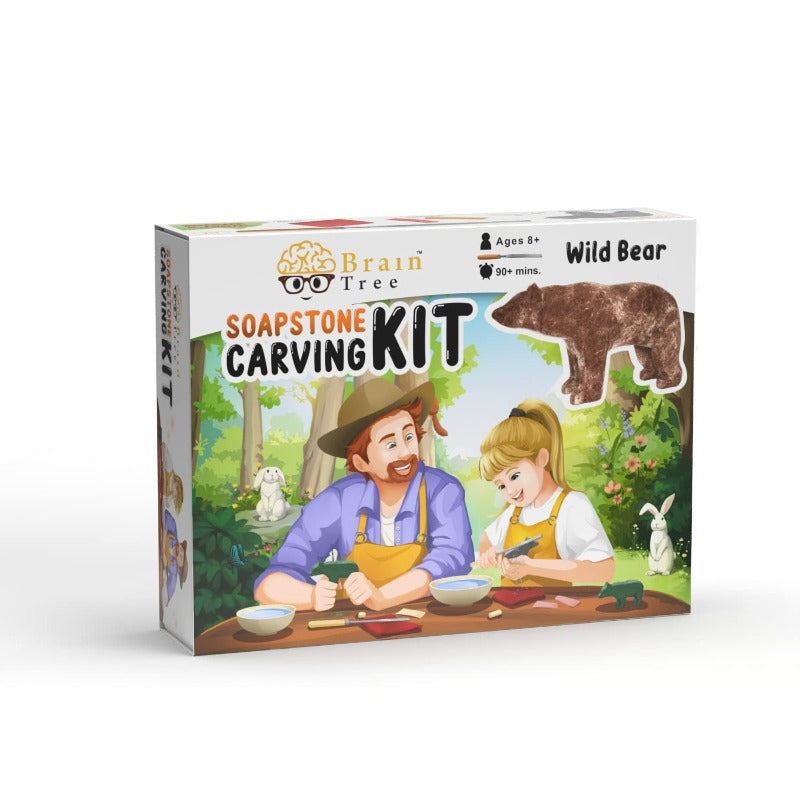 Wild Bear Soapstone Carving Kit