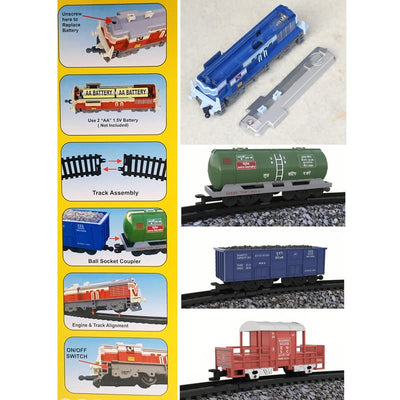 Cargo Toy Train Set - Assorted Colours