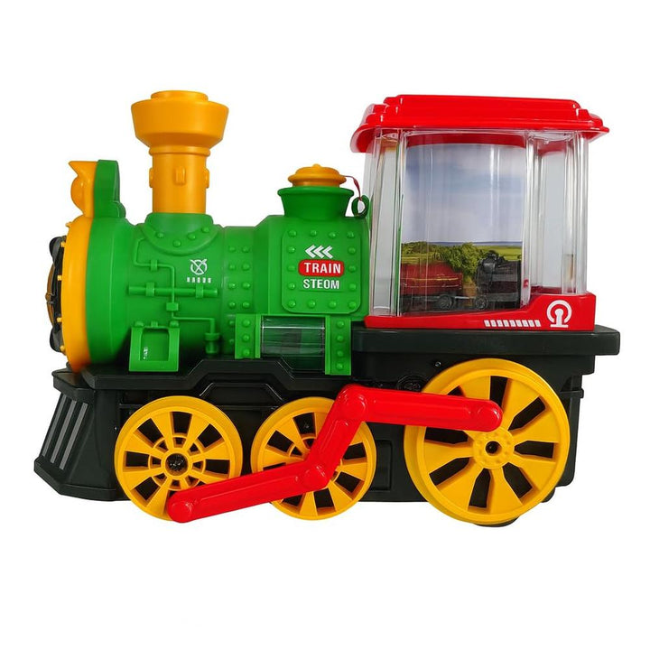 Groove Buddy Engine Spray Train Toy | LED Lights, Music & Mist Spray | Train for Kids