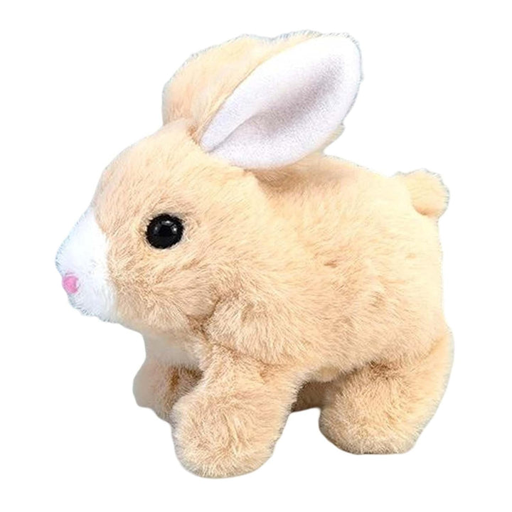 Walking Electric Rabbit Plush Toy | Yellow Bunny with Sound