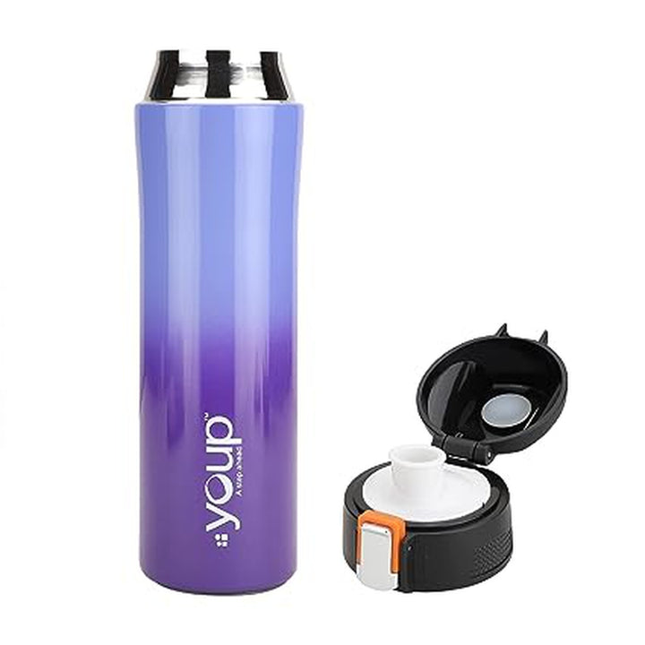 Youp Thermosteel Insulated Blue Purple Color Water Bottle LEXUS - 500 ml