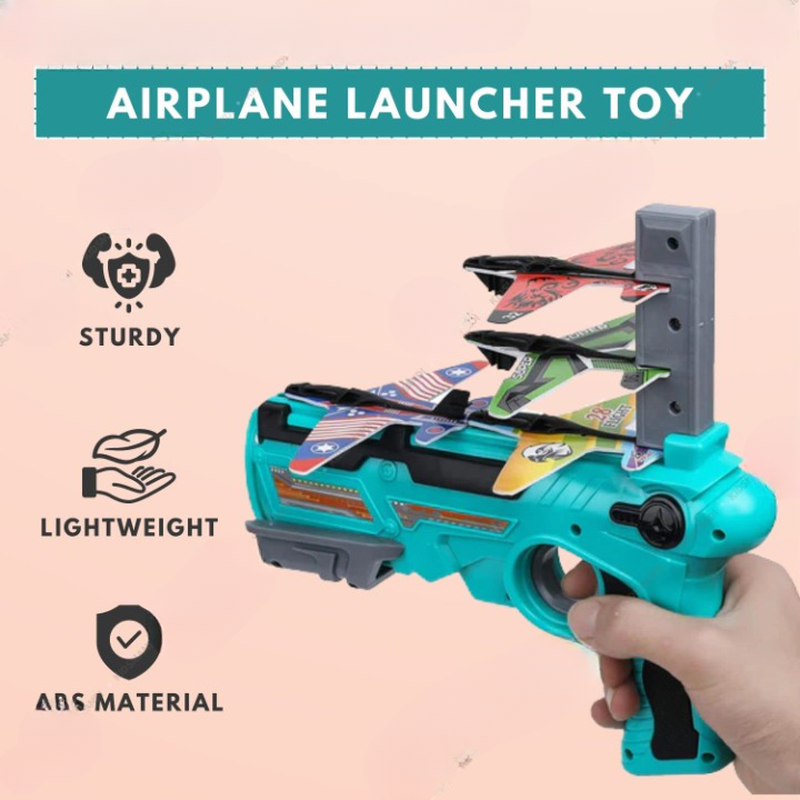 Airplane Launcher Toy with 4 Foam Aircrafts
