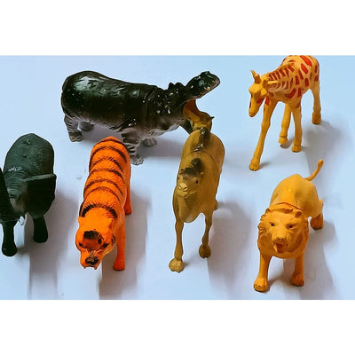 Animal Toy Figure Set Big Jumbo - Pack of 12