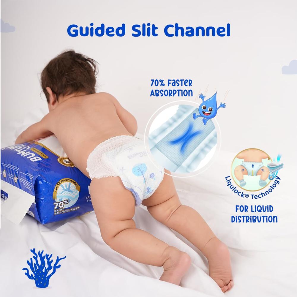 Bumtum (Size-XXL) New and Improved Diaper | 40 Pants |  | 15-25 Kgs