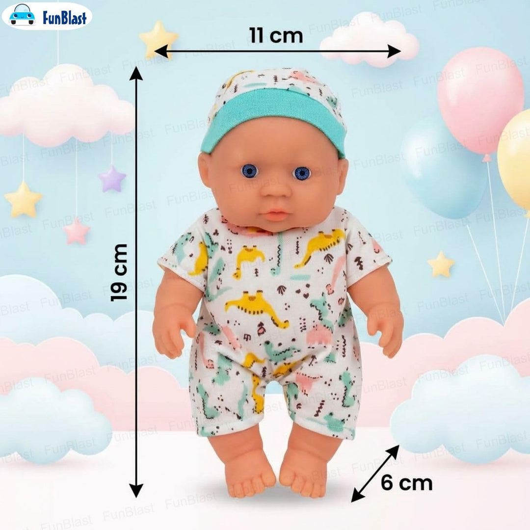 FunBlast Realistic Baby Doll Toy | Cute Doll with Rotatable Legs & Arms