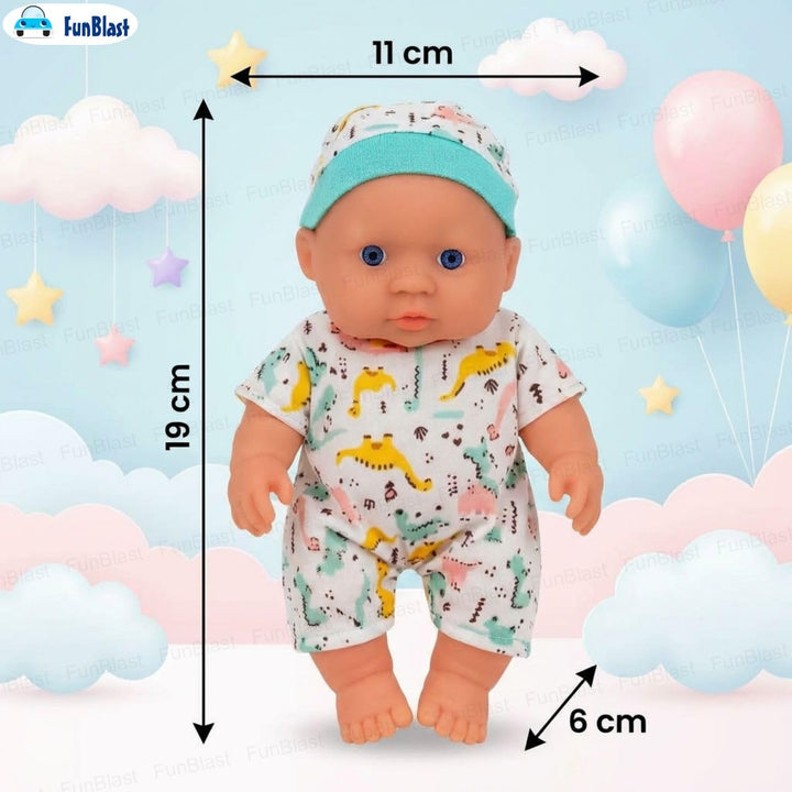 FunBlast Realistic Baby Doll Toy | Cute Doll with Rotatable Legs & Arms