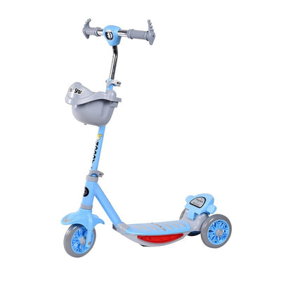 Noddy Scooter With Light And Music | Skating Scooter for Kids | Blue | COD Not Available