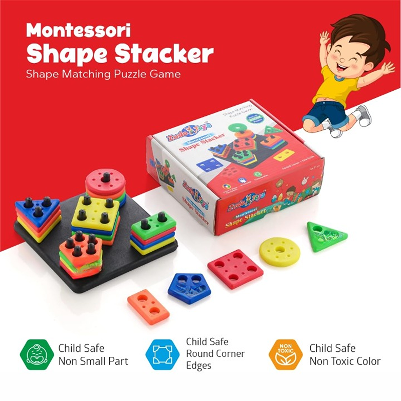 Shape Sorting Stacker (Square)