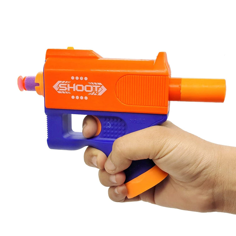 Twin Shot Soft Blaster with 6 Darts (Assorted Colours)- Toys Express