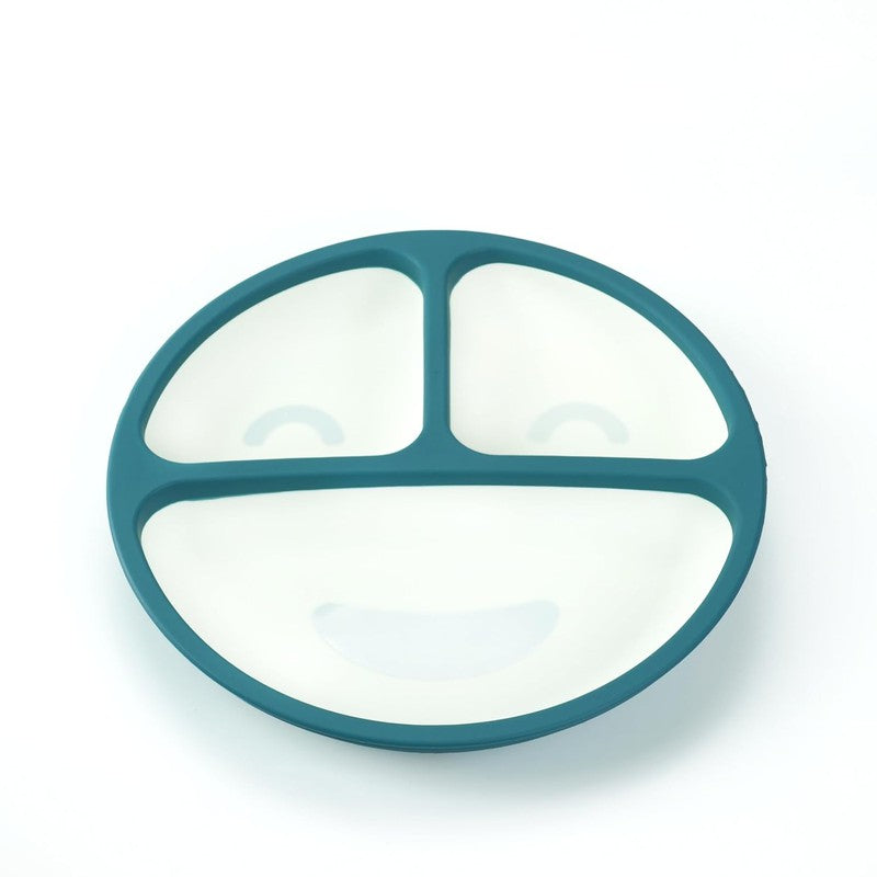 Joyful Beginnings Adorable Suction Plate for Babies | Baby-Led Weaning Must Have (Greek Blue)