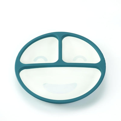 Joyful Beginnings Adorable Suction Plate for Babies | Baby-Led Weaning Must Have (Greek Blue)