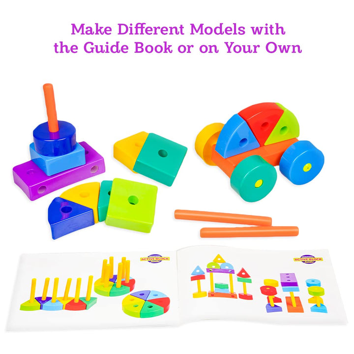 Ratna's Educational Active Blocks - Jumbo | Building Block Toys for Kids