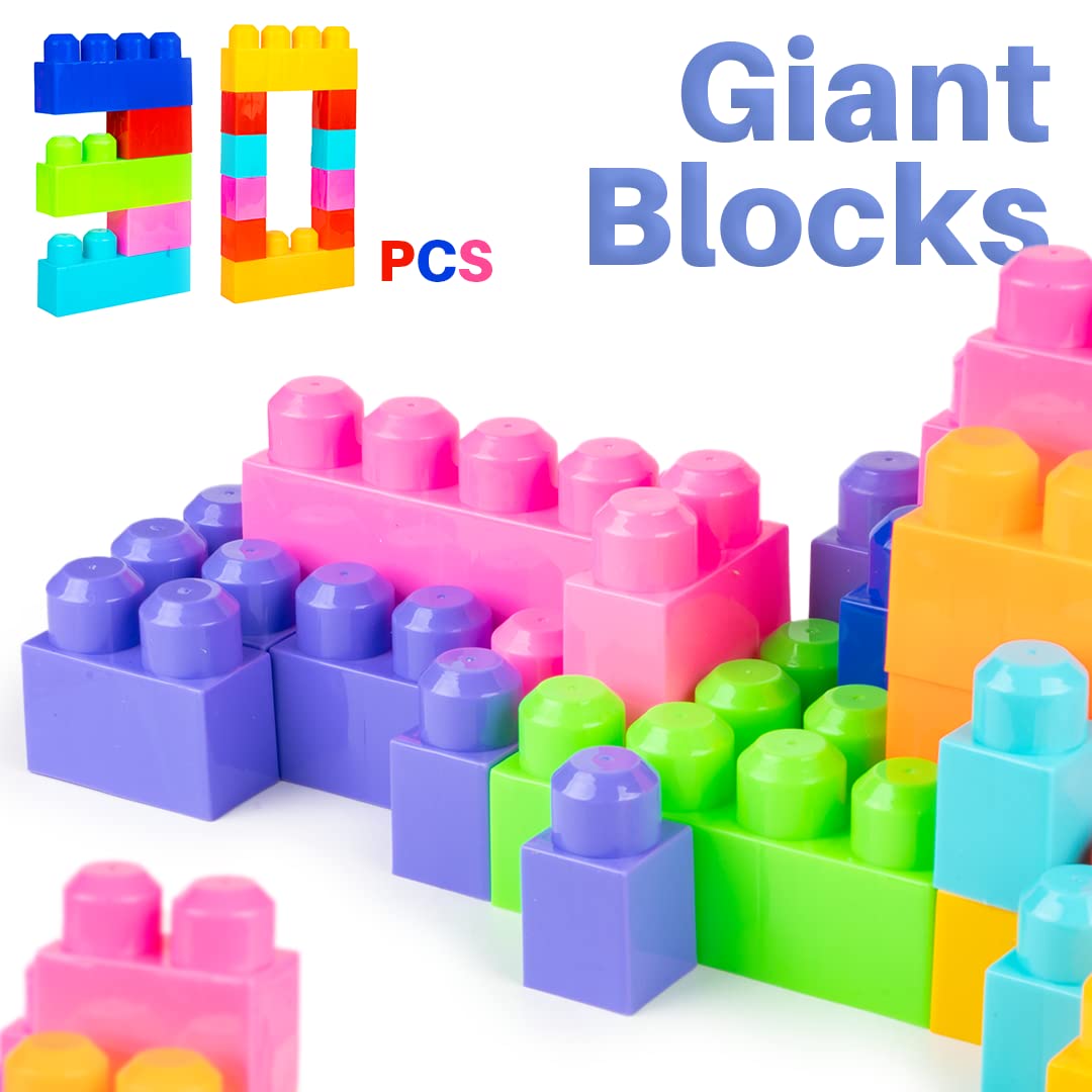 Ratna's Giant Blocks Building Block Set - 30 Pieces
