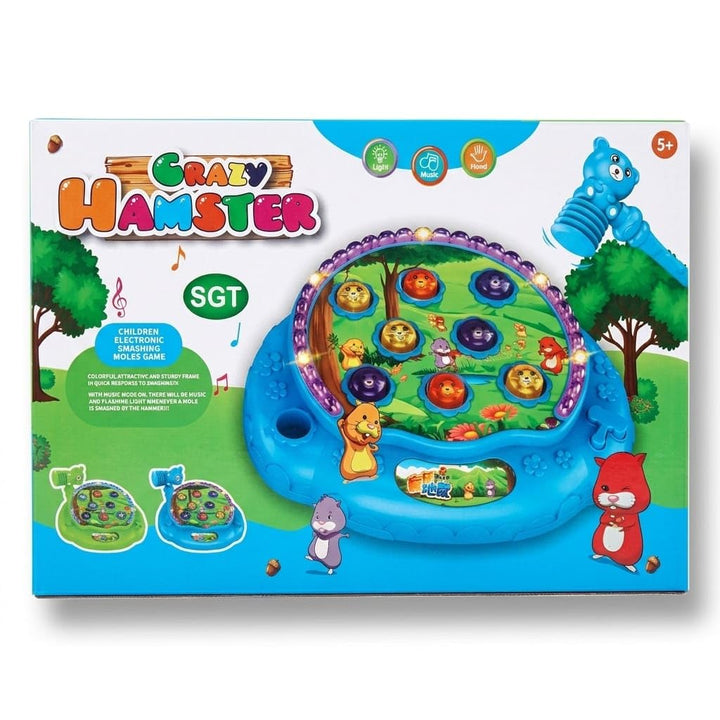 SGT Crazy Hamster Smashing Moles Game for Kids | Light & Music Interactive Family Game | Battery Operated Toy