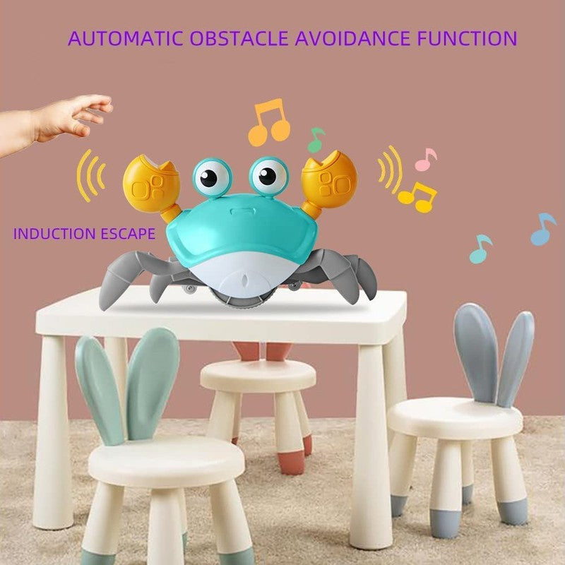 Electric Walking Sensor Crab Crawling Interactive Development Walking Toy