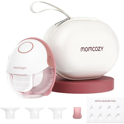 Momcozy M6 Mobile Style Hands-Free Slim Breast Pump | Discreet with 3 Modes & 9 Levels, 24mm