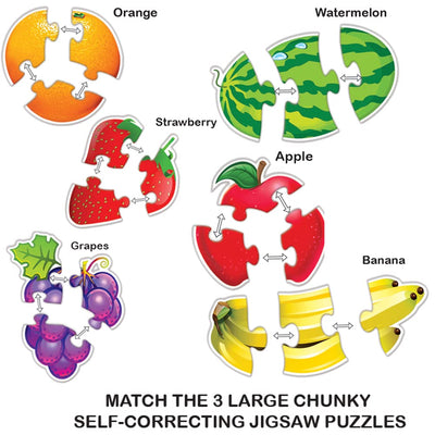 My First Chunky Puzzle (6-in-1 Fruit Puzzles)