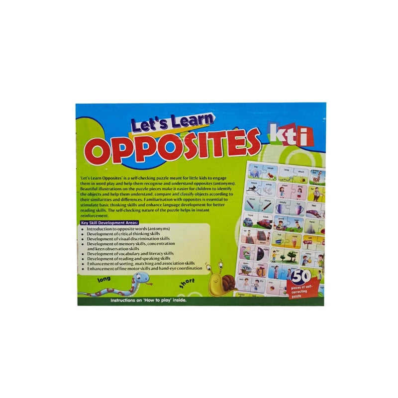 Opposites Attract Fun Board Games (50 Puzzles Pieces)