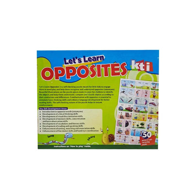 Opposites Attract Fun Board Games (50 Puzzles Pieces)
