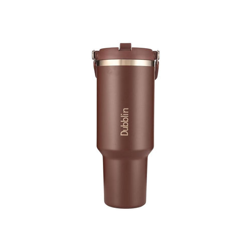 Dubblin Rage 1200 ML Vacuum Insulated Stainless Steel Bottle - Brown