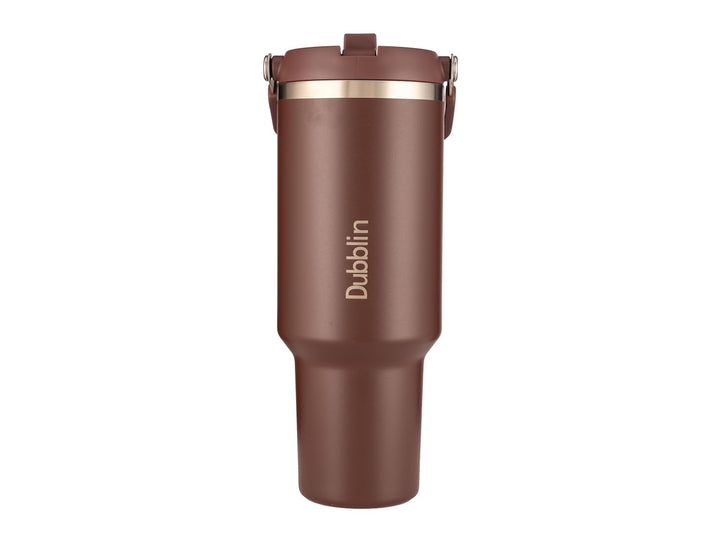 Dubblin Rage 1200 ML Vacuum Insulated Stainless Steel Bottle - Brown