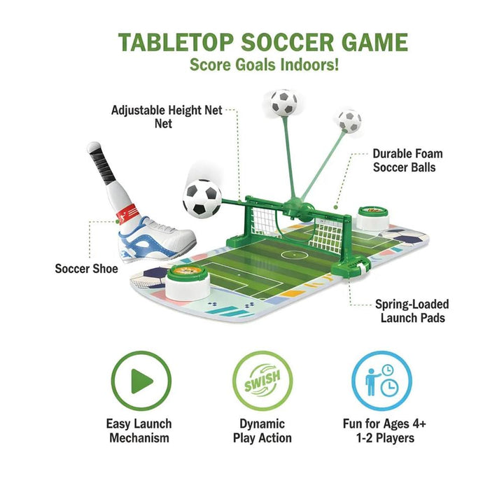 Football Battle Soccer Game | Interactive Football Board Game with Spring-Loaded Launch Pads