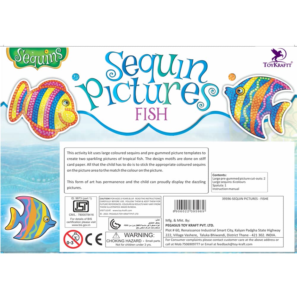 Sequin Pictures Fish (Activity Kit)