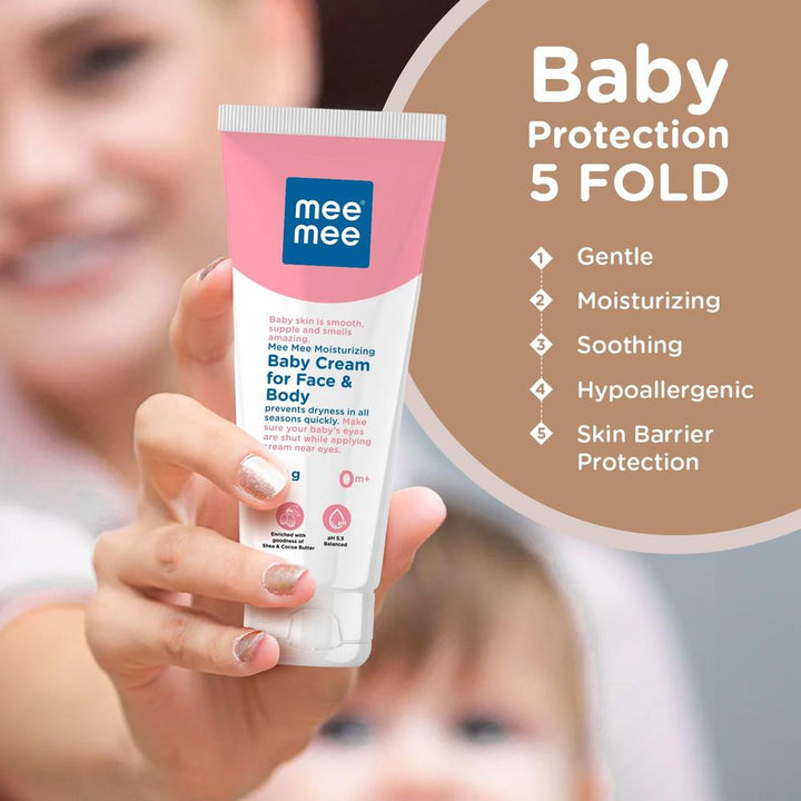 Mee Mee Moisturizing Baby Cream for Face & Body - 100g