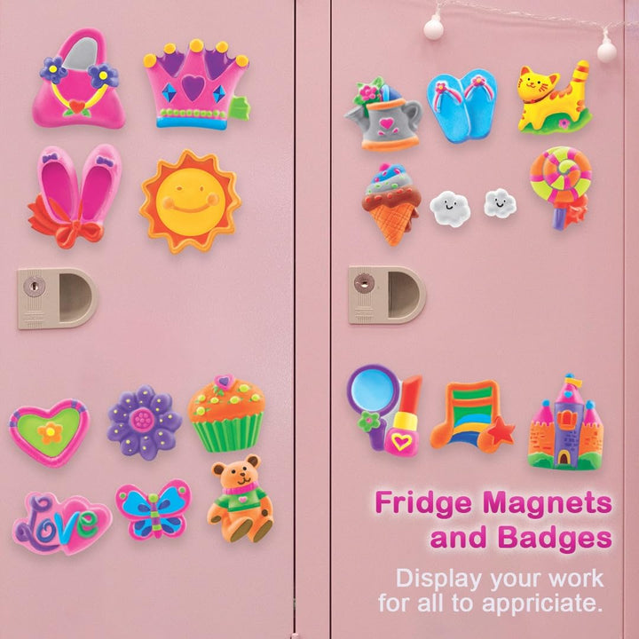 Ratna's Classic Fridge Magnets Mould & Paint Senior I 24 Moulds I DIY Art & Craft Kit