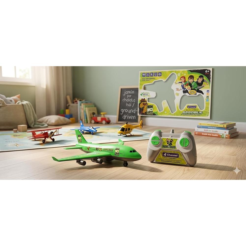 Happy Routes Aerobus Rapid Control Plane with LED Lights & Sounds