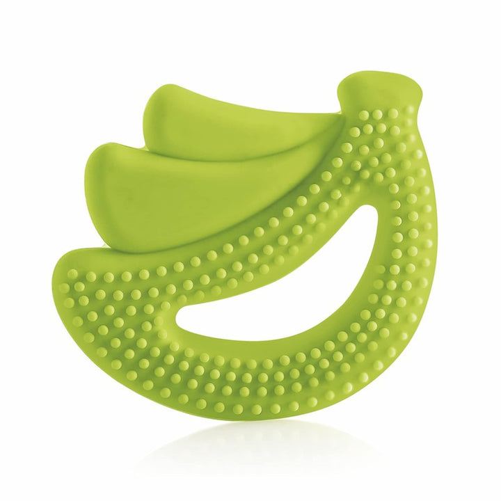 Banana Fruit Shape Soft Silicone Teether with Carrying Case