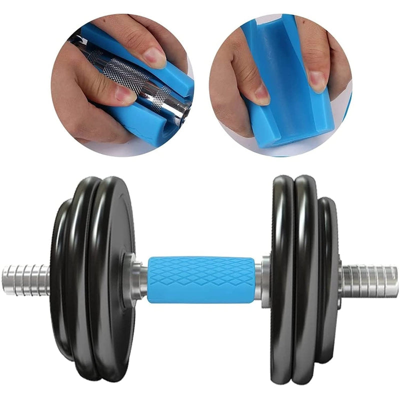 Fitfix Thick Bar Grips Turns Barbell | Dumbbell and Kettlebell Into Grip for Fat Bar Training