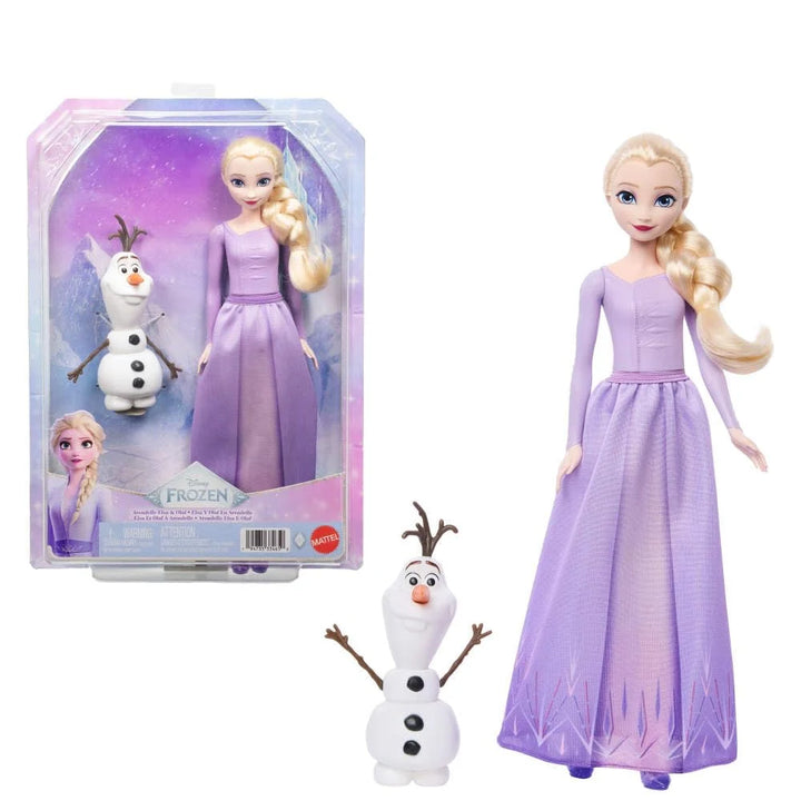 Mattel Original Licensed Disney Frozen Elsa & Olaf Doll Set | Collectible Toy
