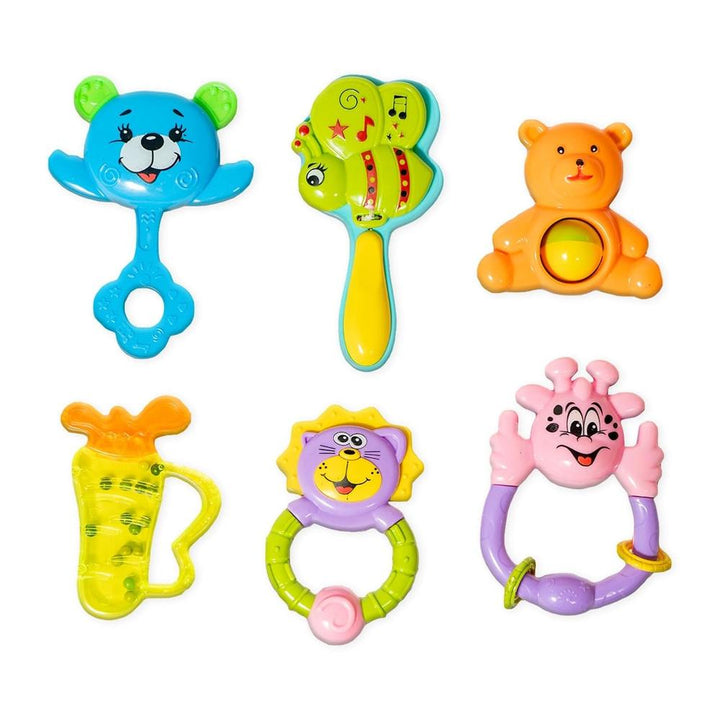 Ratna's Munchkin Rattle Set of 6 Attractive Rattles