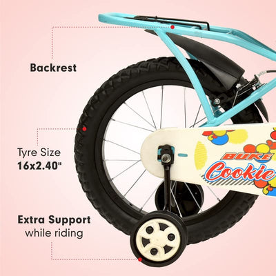 Cokkie 16T Bicycle | Light Blue Glossy | (COD not Available)