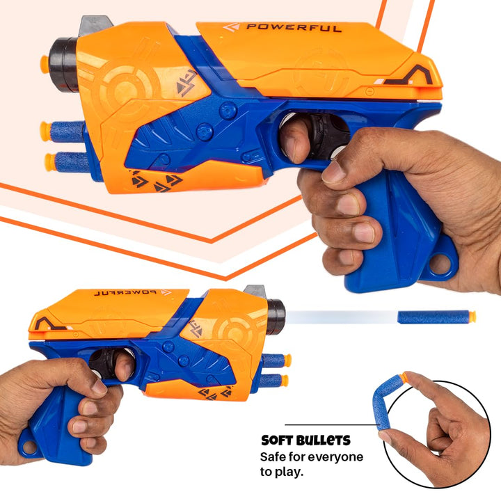 Ratna's Attack Blaster Toy | 10 Soft Bullets Dart