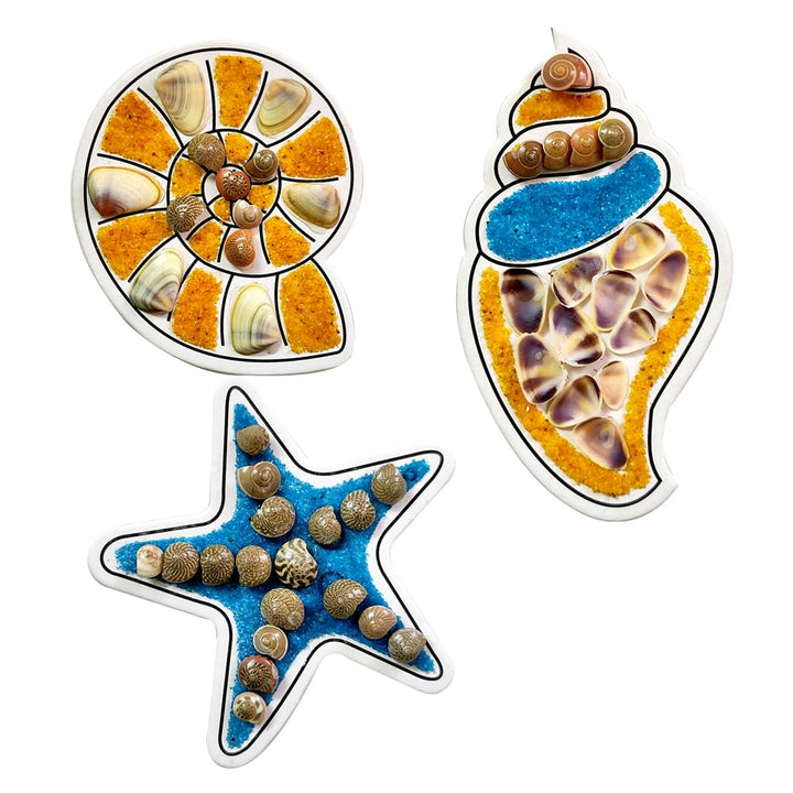 Shell Fridge Magnets Craft Kit (Pack of 1)