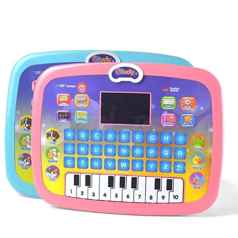 Piano Theme Educational Tablet with LED Screen and Music